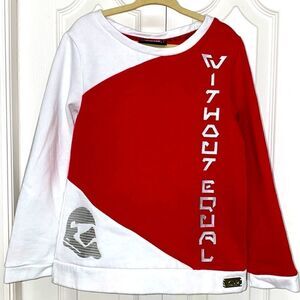 RARE STAR WARS RED WHITE LEGION 709  SWEATER COSPLAY OBI WAN KENOBI